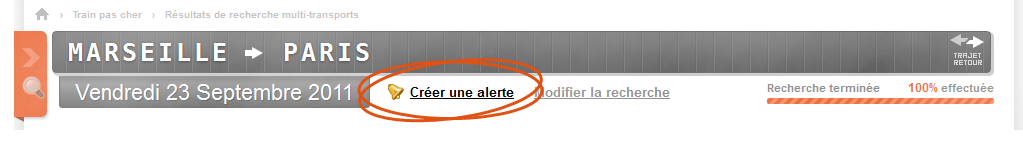 creer une alerte creer une alerte