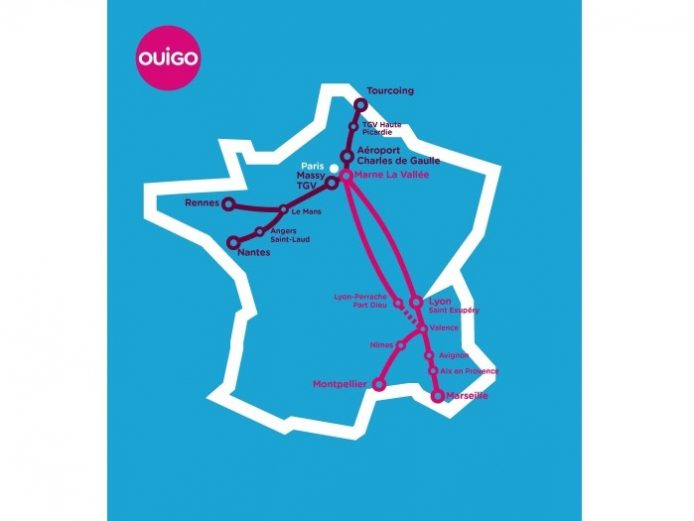 Nouvelles destinations OUIGO accessibles dès 2016