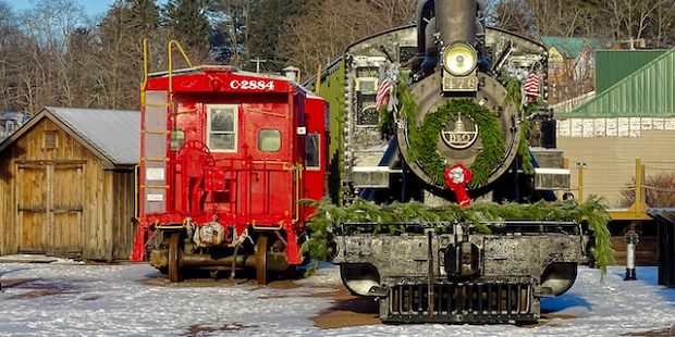 Les trains du père Noël !